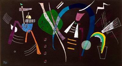 The Blue Bow, 1938 by Wassily Kandinsky